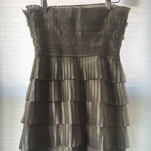 Calvin Klein strapless tiered dress